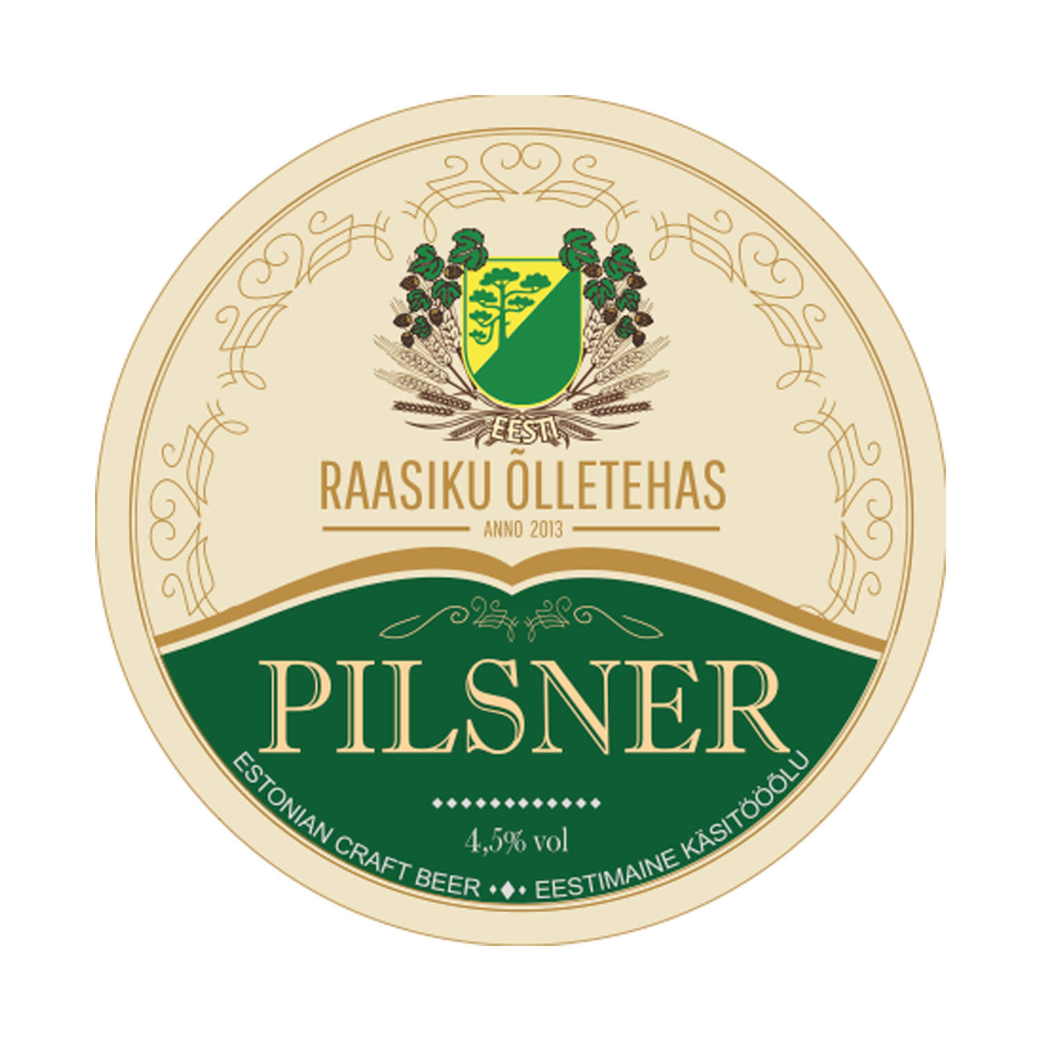 Raasiku Pilsner 4.5%